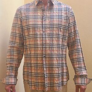 Holiday Sales! Mens BURBERRY Brit Shirt (Size XL)